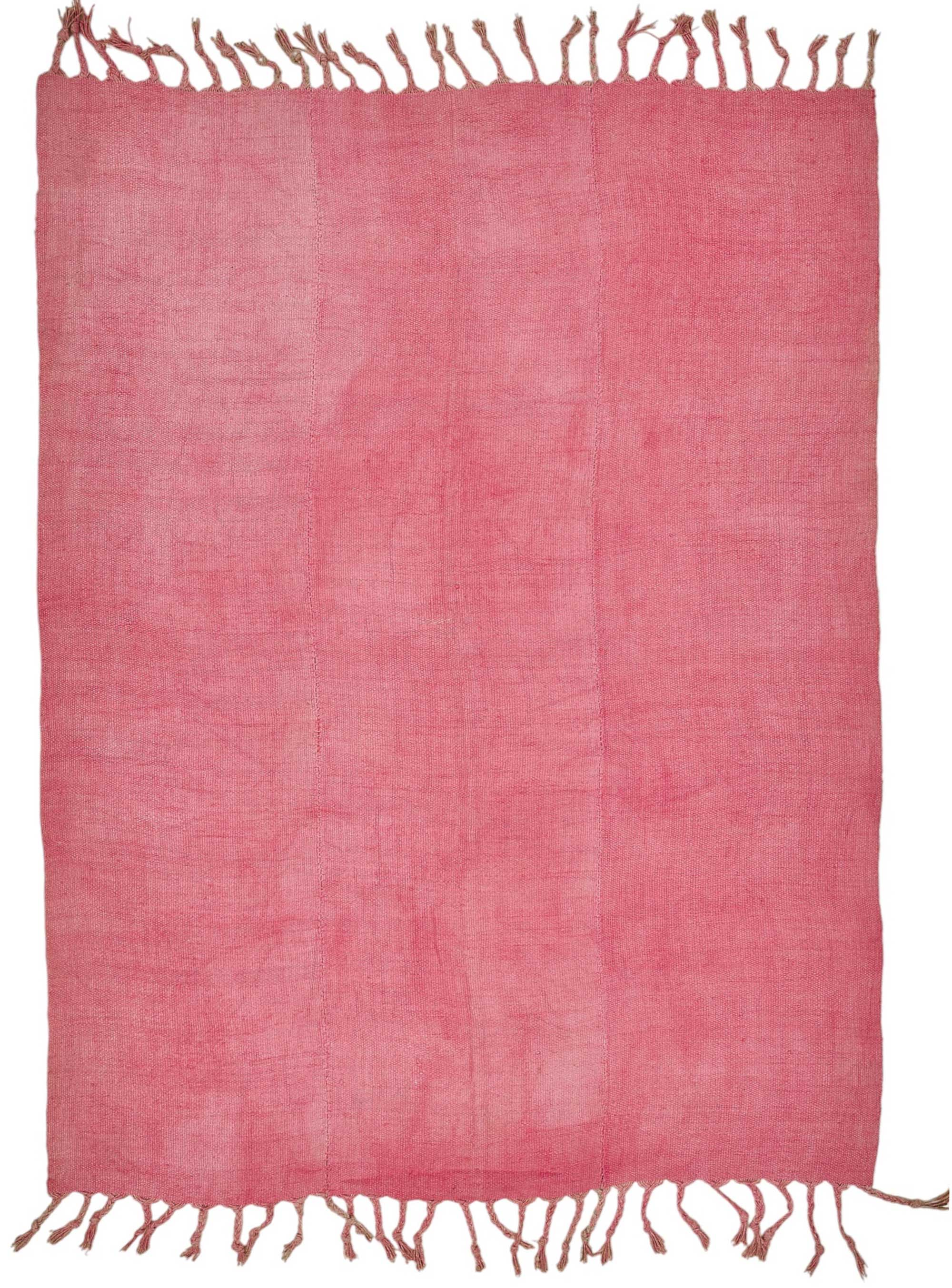 6x8 Pink Color Hemp Kilim Rug - 50434