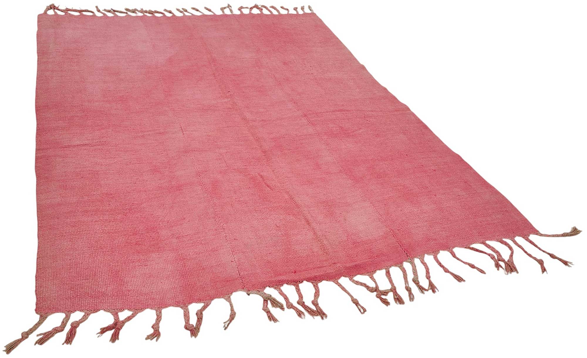 6x8 Pink Color Hemp Kilim Rug - 50434
