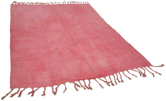 6x8 Pink Color Hemp Kilim Rug - 50434
