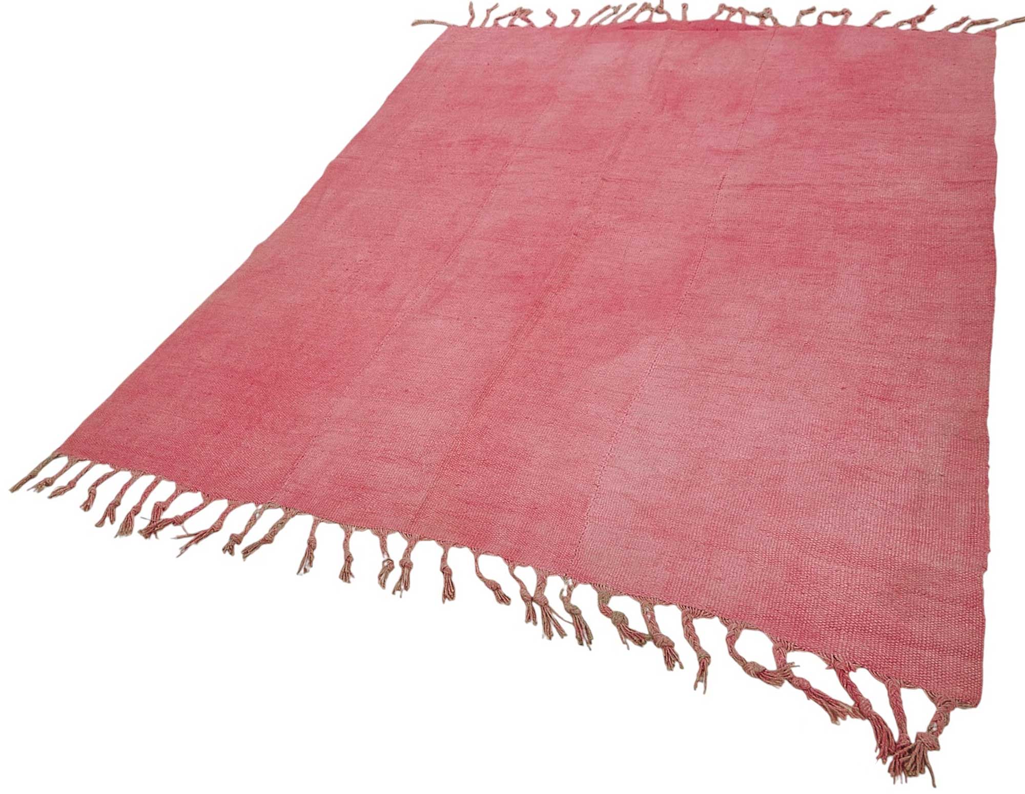 6x8 Pink Color Hemp Kilim Rug - 50434
