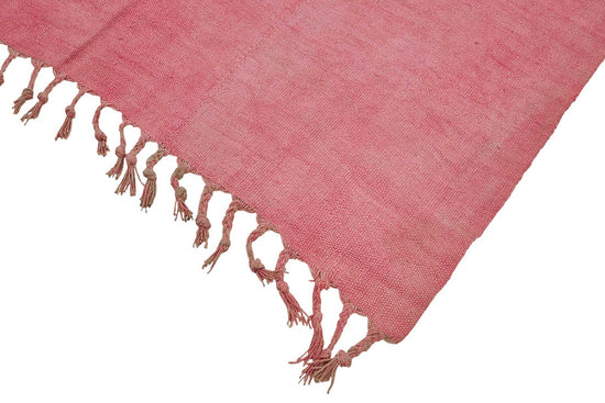 6x8 Pink Color Hemp Kilim Rug - 50434