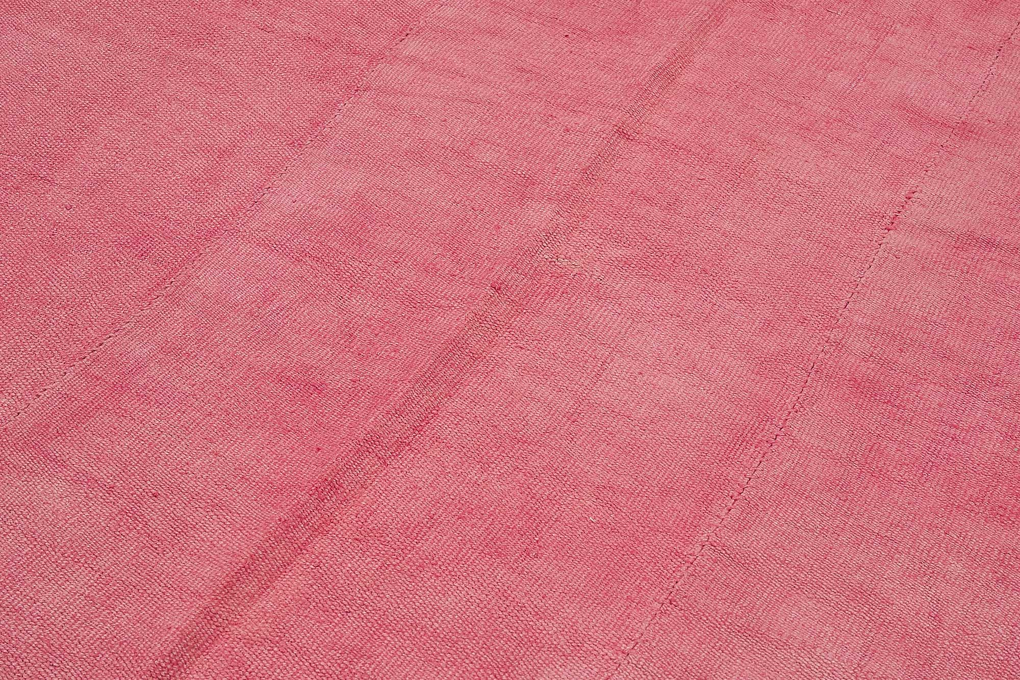 6x8 Pink Color Hemp Kilim Rug - 50434