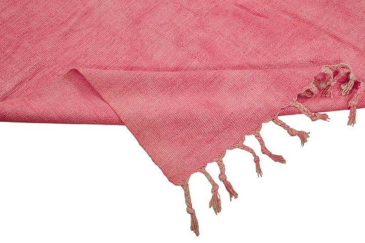 6x8 Pink Color Hemp Kilim Rug - 50434