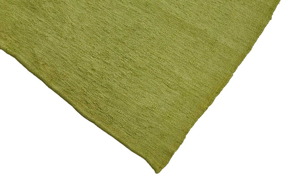 5x9 Green Color Hemp Kilim Rug - 50436