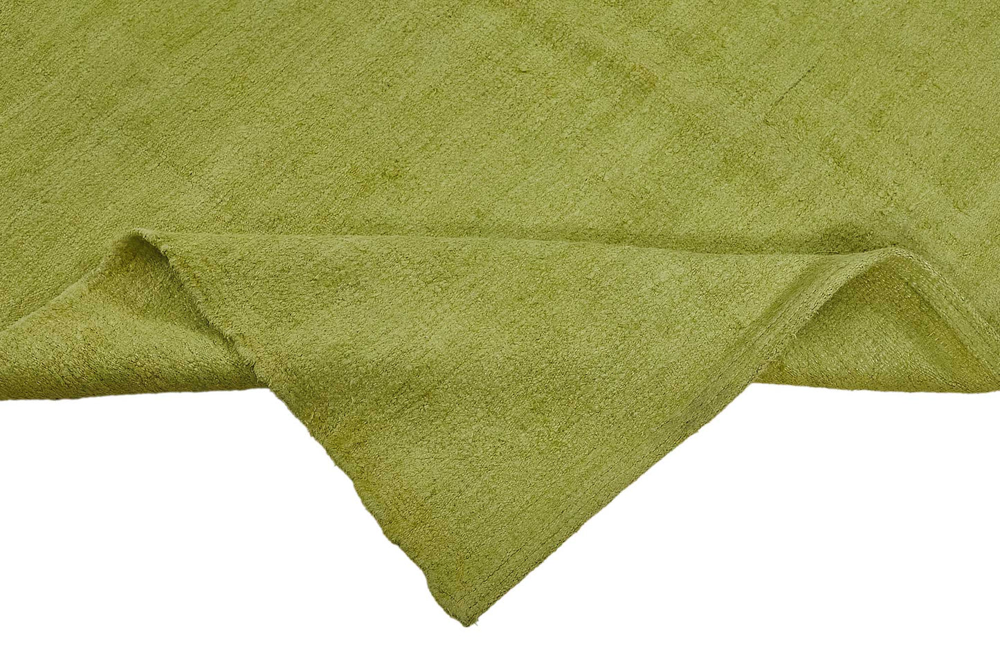 5x9 Green Color Hemp Kilim Rug - 50436