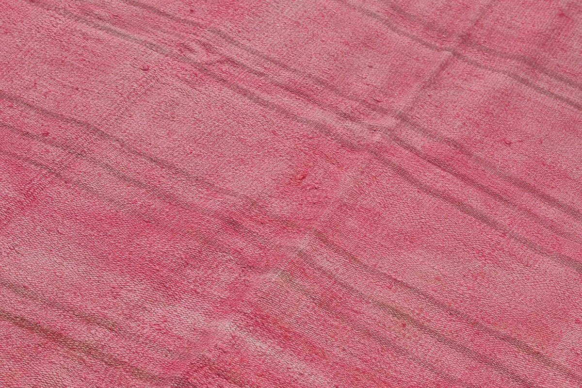 5x7 Pink Color Hemp Kilim Rug - 50437