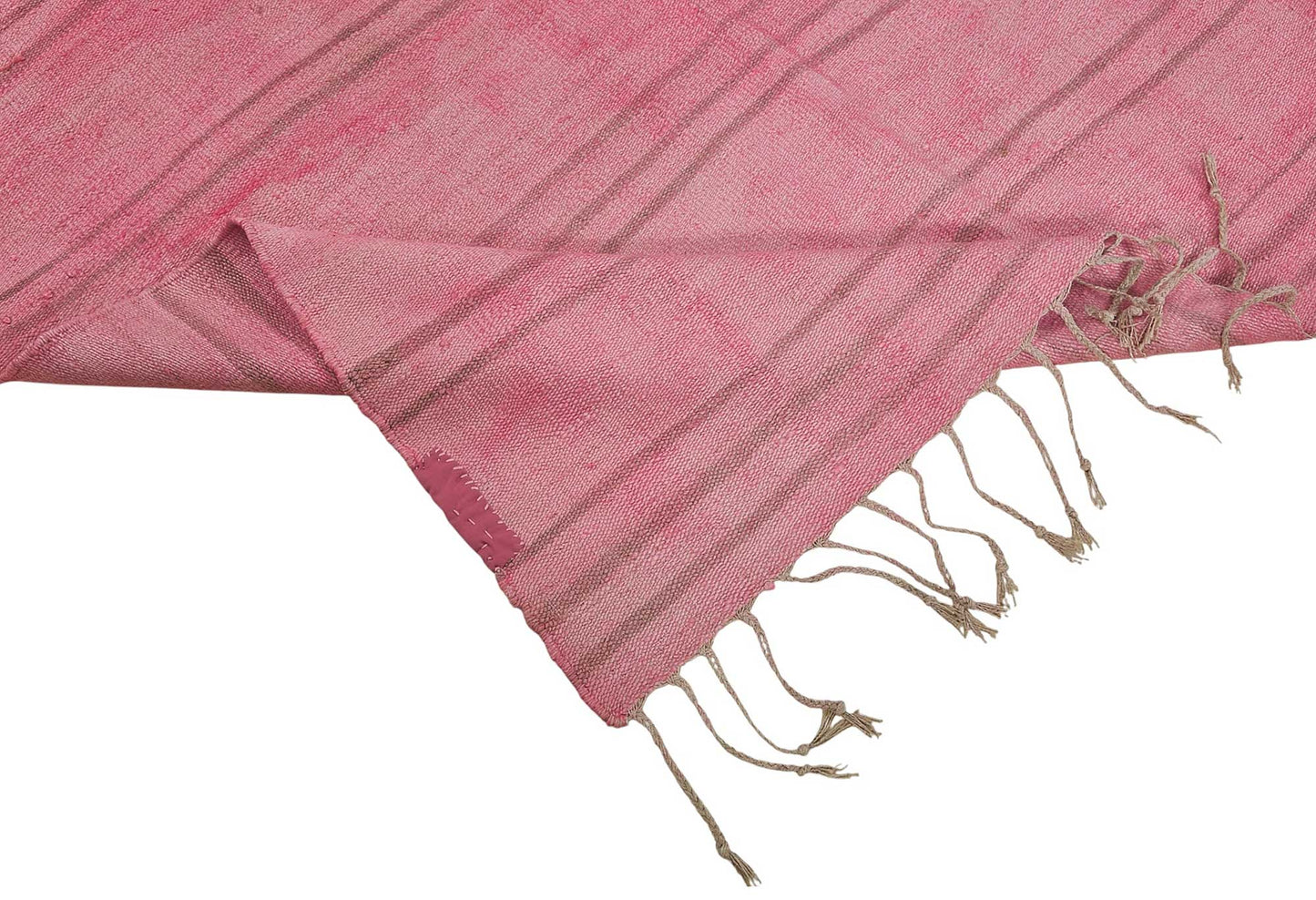 5x7 Pink Color Hemp Kilim Rug - 50437