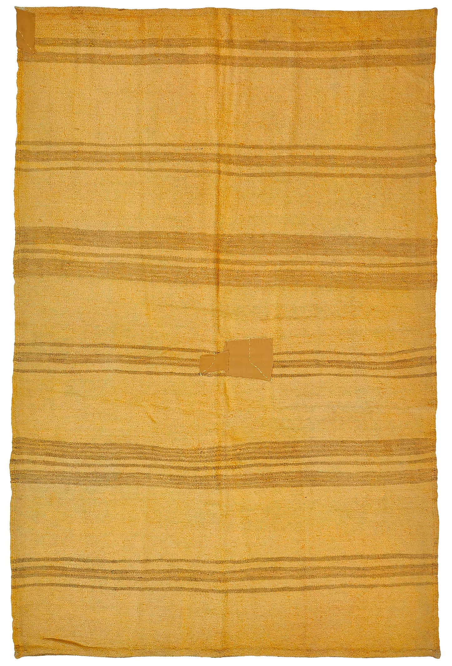 5x8 Yellow Color Hemp Kilim Rug - 50438