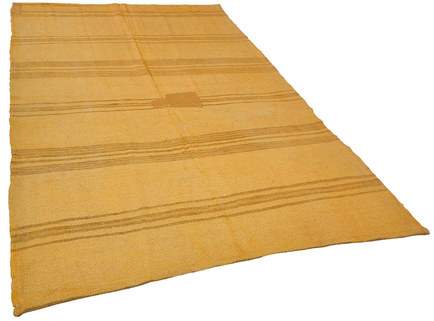 5x8 Yellow Color Hemp Kilim Rug - 50438