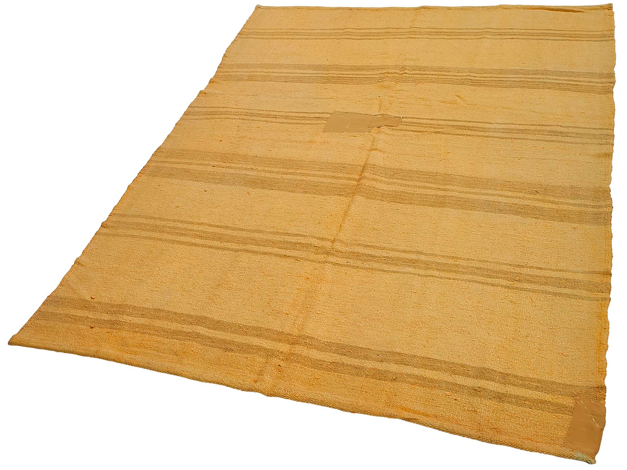 5x8 Yellow Color Hemp Kilim Rug - 50438