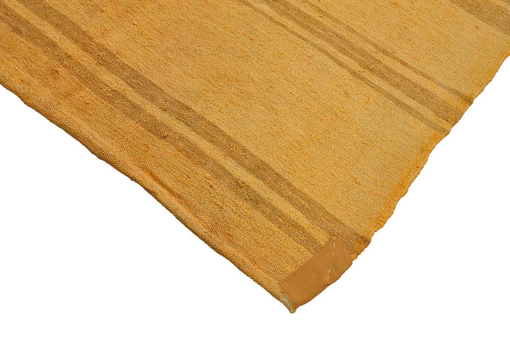 5x8 Yellow Color Hemp Kilim Rug - 50438