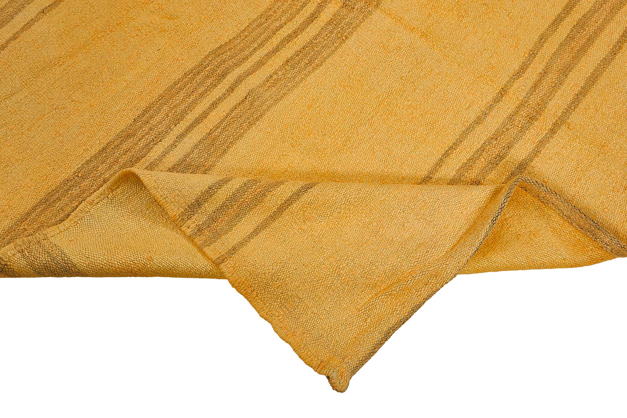 5x8 Yellow Color Hemp Kilim Rug - 50438