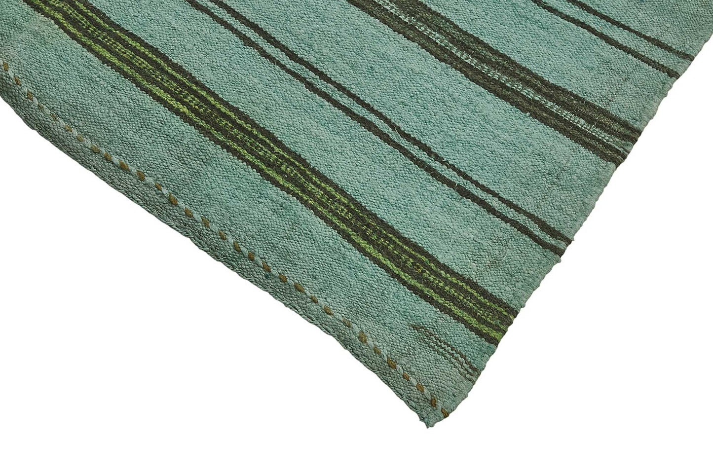 5x8 Blue Color Hemp Kilim Rug - 50439