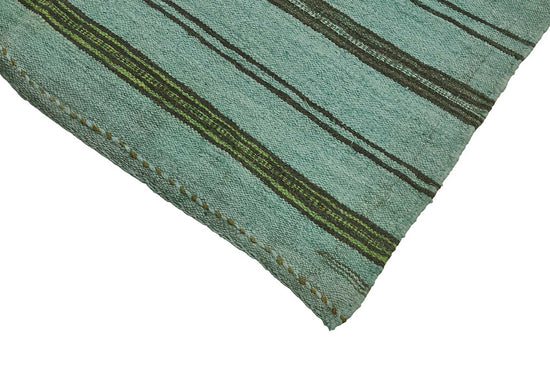 5x8 Blue Color Hemp Kilim Rug - 50439