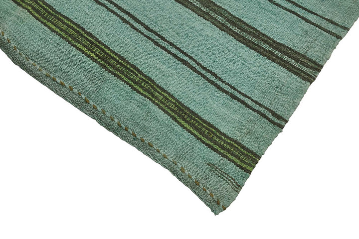 5x8 Blue Color Hemp Kilim Rug - 50439