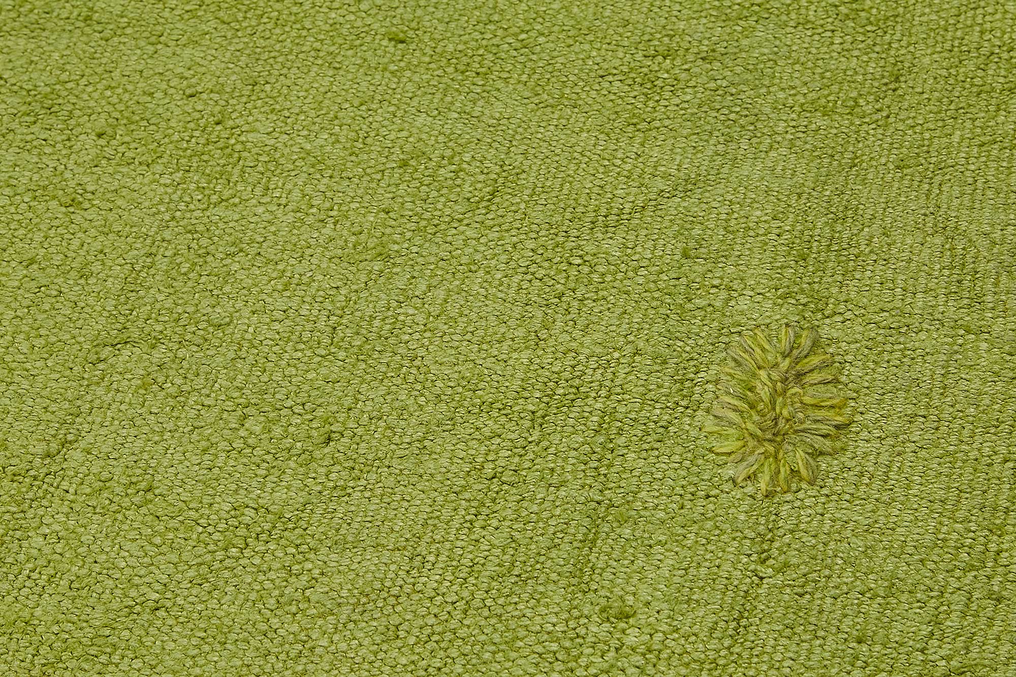 5x7 Green Color Hemp Kilim Rug - 50441