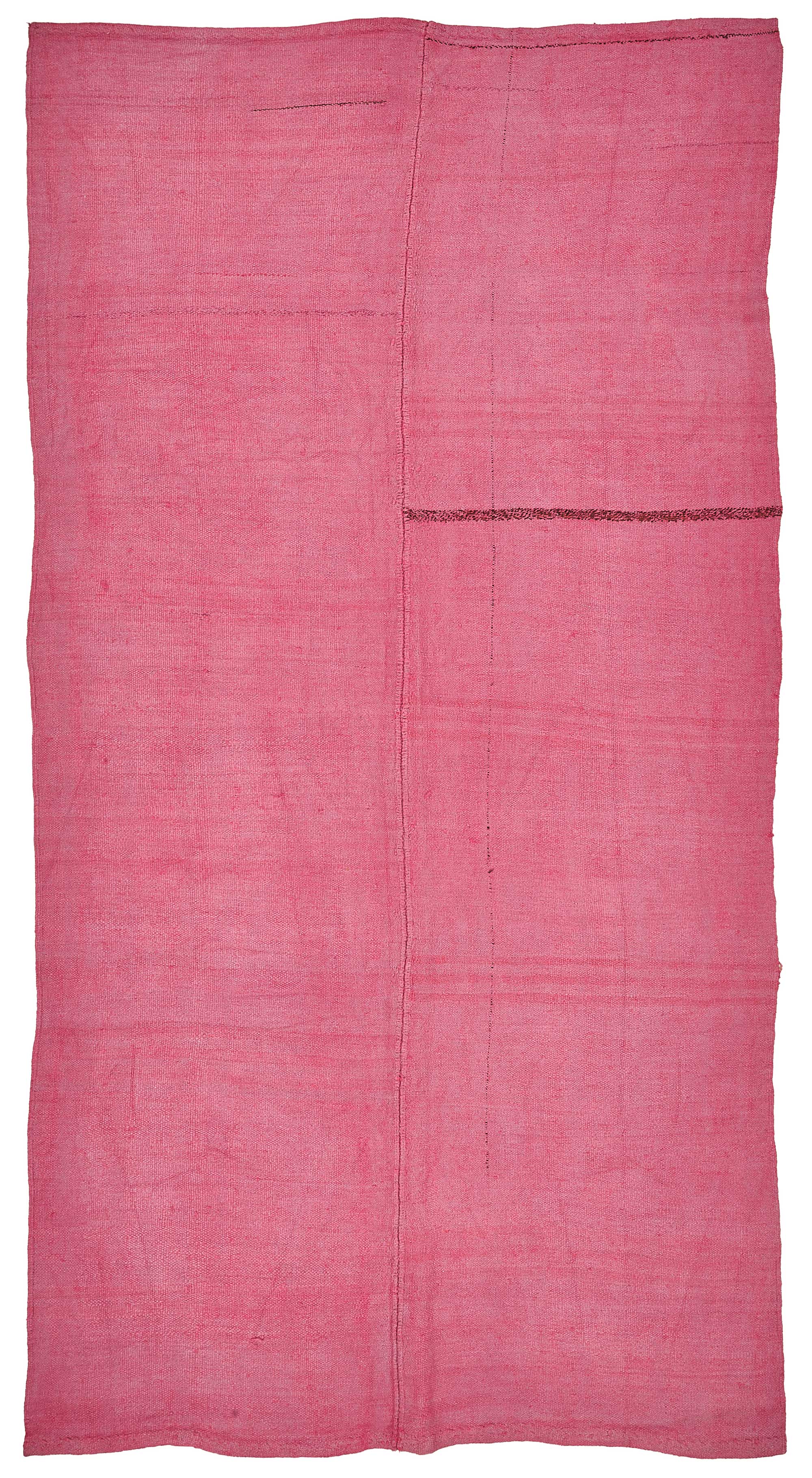 5x10 Pink Color Hemp Kilim Rug - 50442