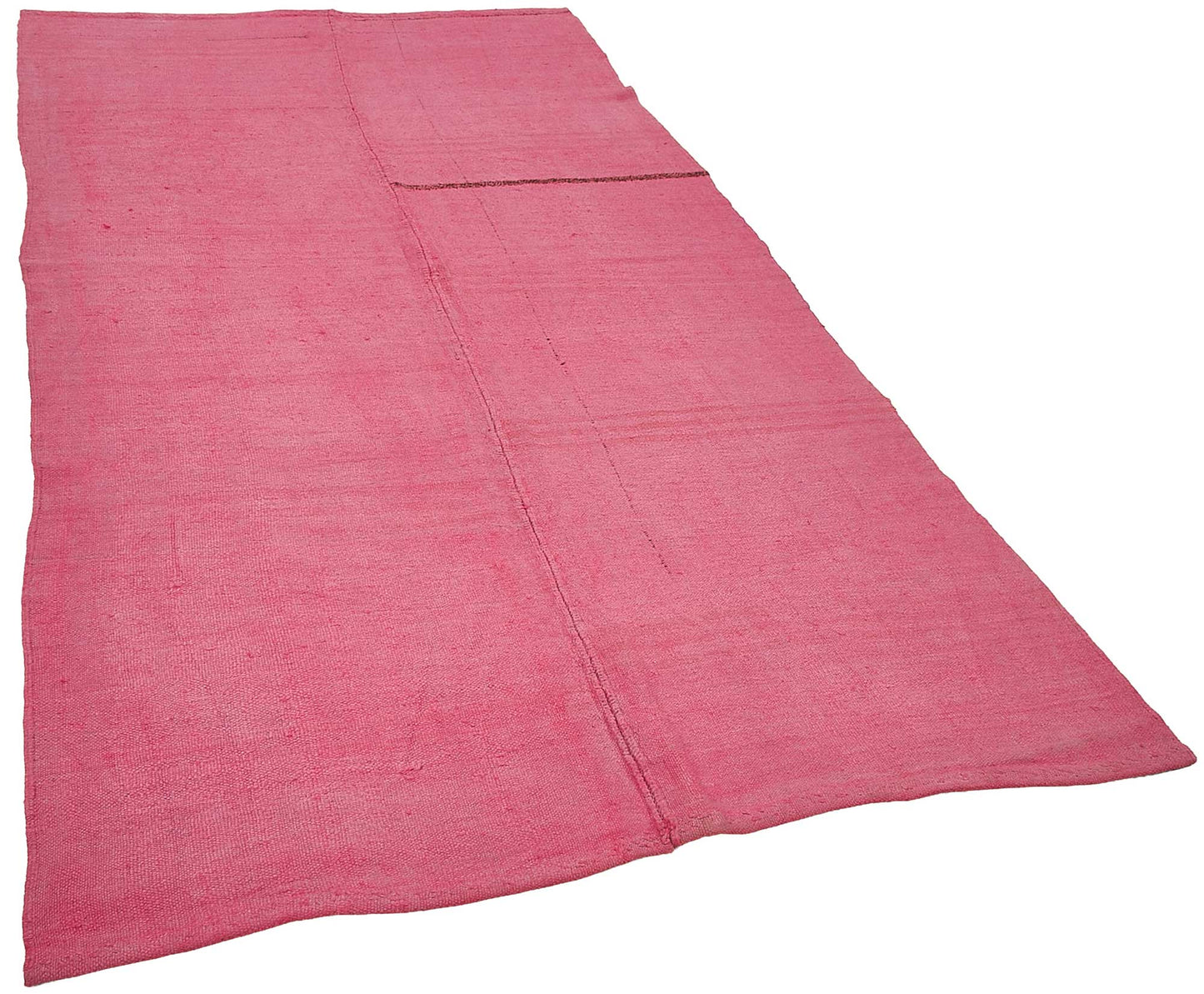 5x10 Pink Color Hemp Kilim Rug - 50442