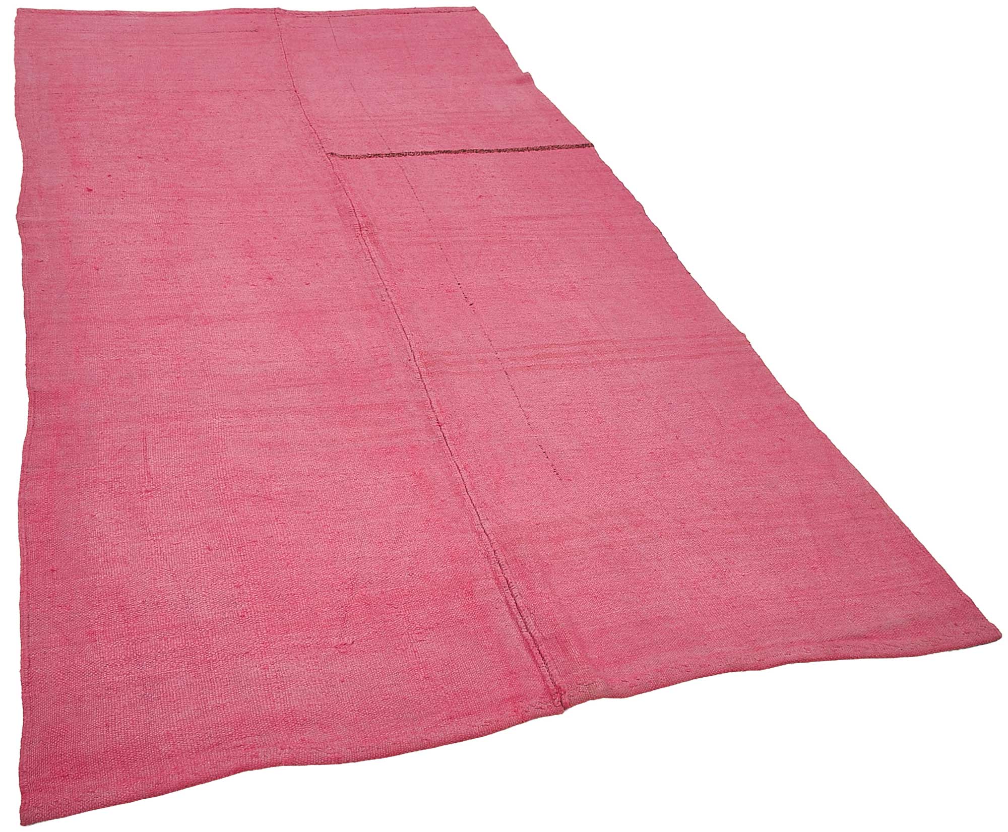 5x10 Pink Color Hemp Kilim Rug - 50442