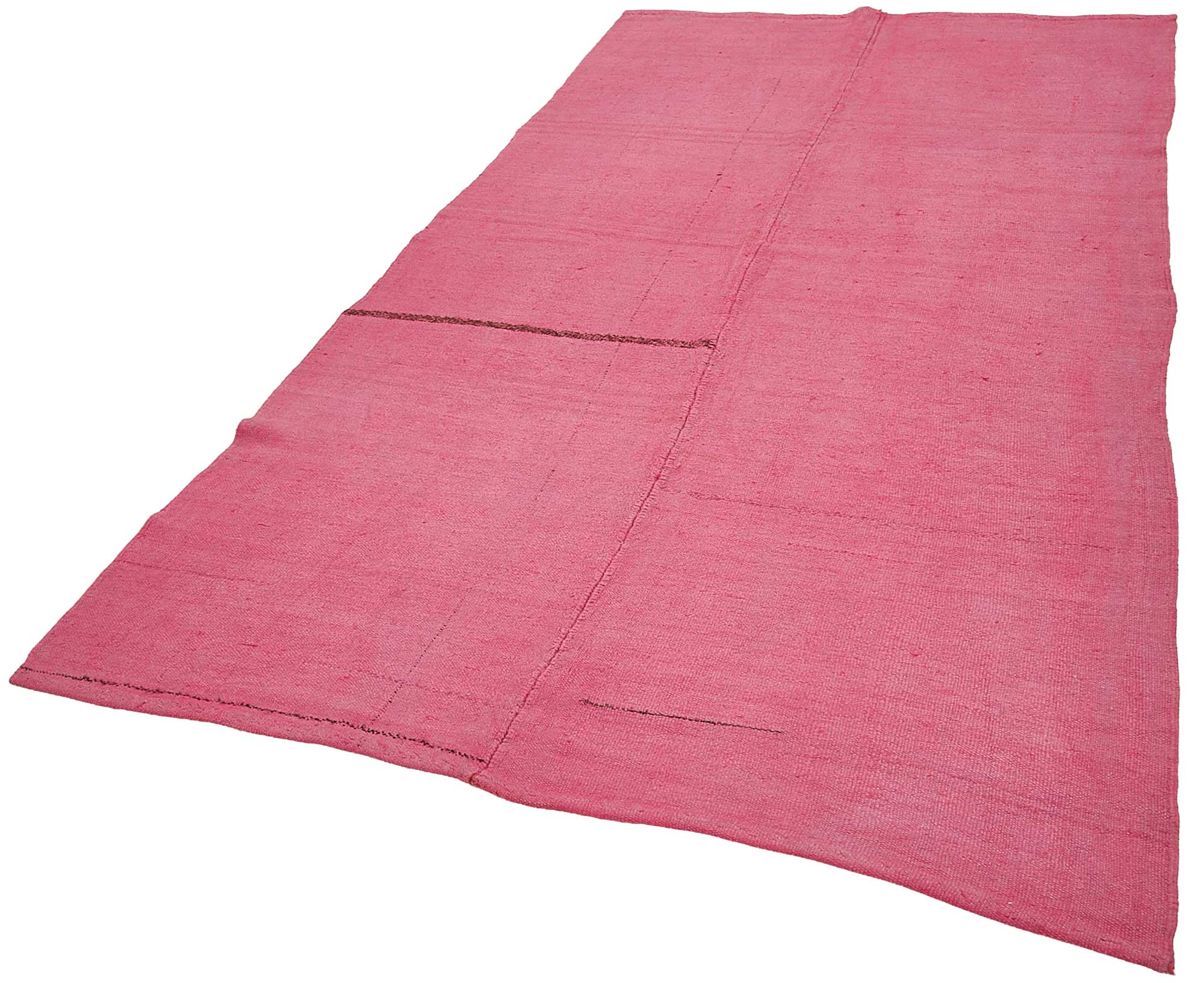 5x10 Pink Color Hemp Kilim Rug - 50442
