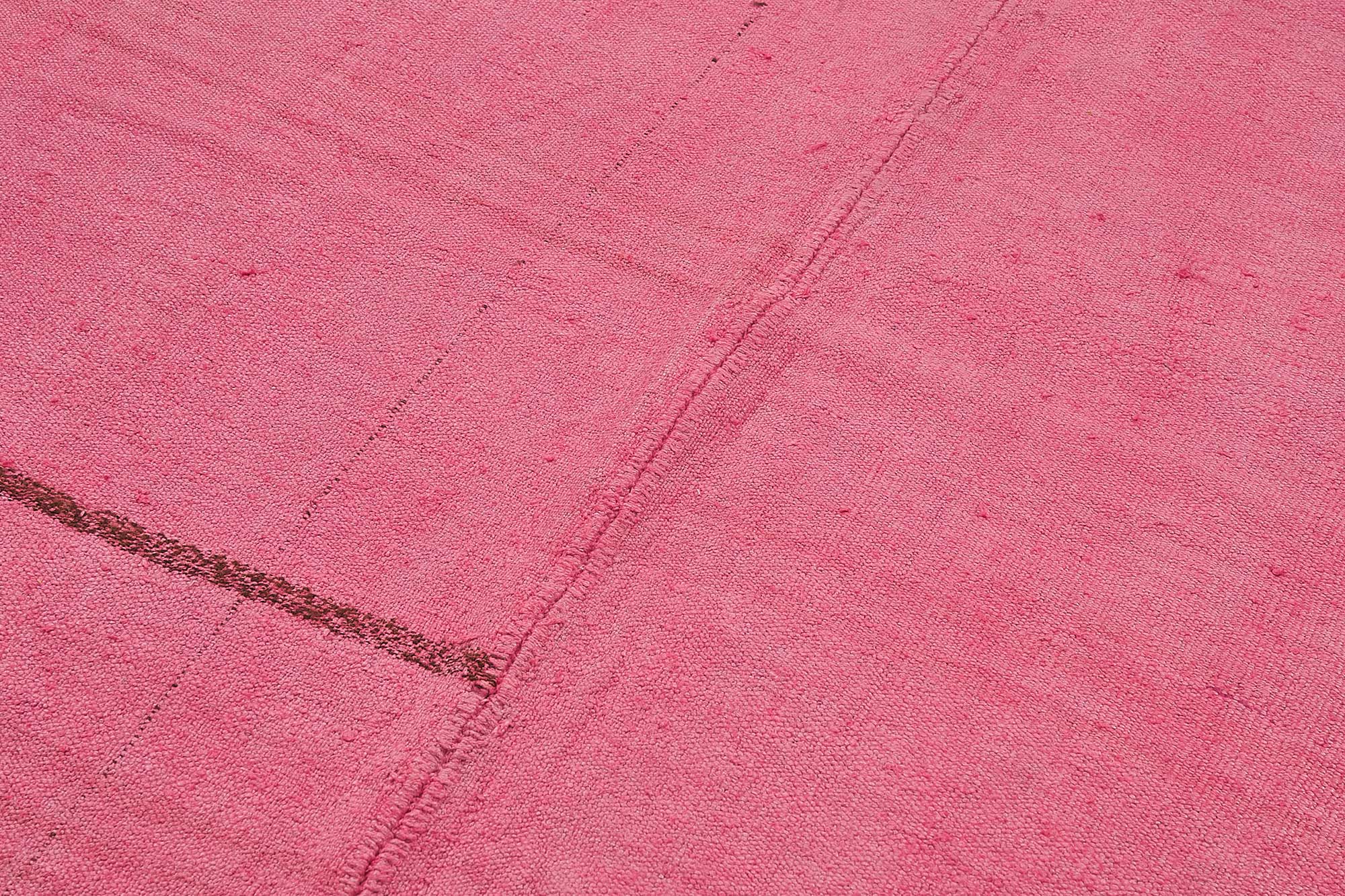 5x10 Pink Color Hemp Kilim Rug - 50442