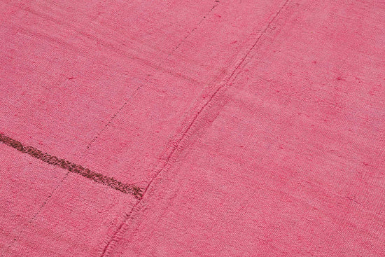 5x10 Pink Color Hemp Kilim Rug - 50442