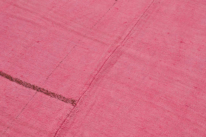 5x10 Pink Color Hemp Kilim Rug - 50442