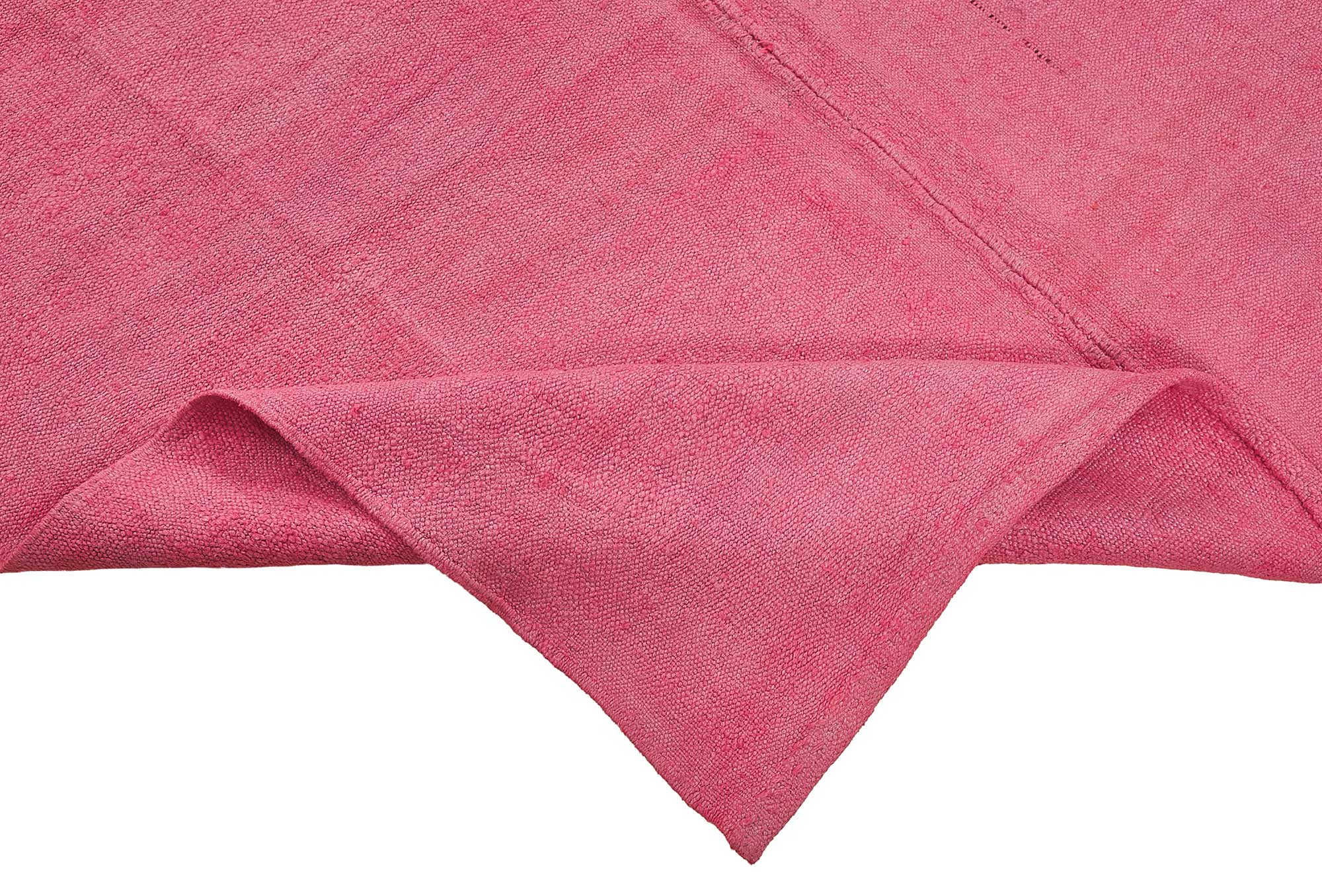 5x10 Pink Color Hemp Kilim Rug - 50442