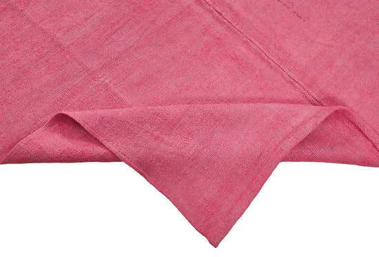 5x10 Pink Color Hemp Kilim Rug - 50442