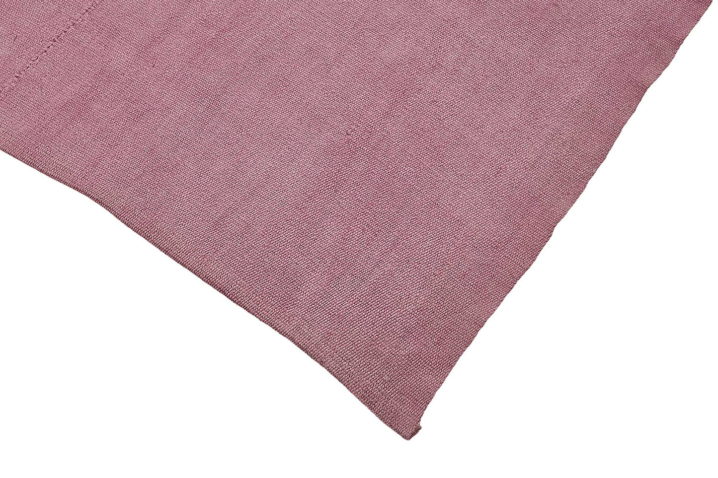 7x7 Pink Color Hemp Kilim Rug - 50445