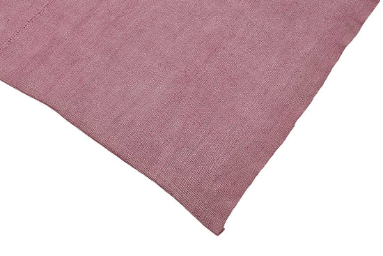 7x7 Pink Color Hemp Kilim Rug - 50445