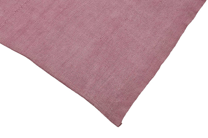 7x7 Pink Color Hemp Kilim Rug - 50445