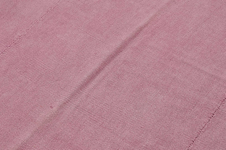 7x7 Pink Color Hemp Kilim Rug - 50445