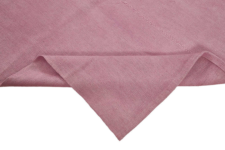 7x7 Pink Color Hemp Kilim Rug - 50445