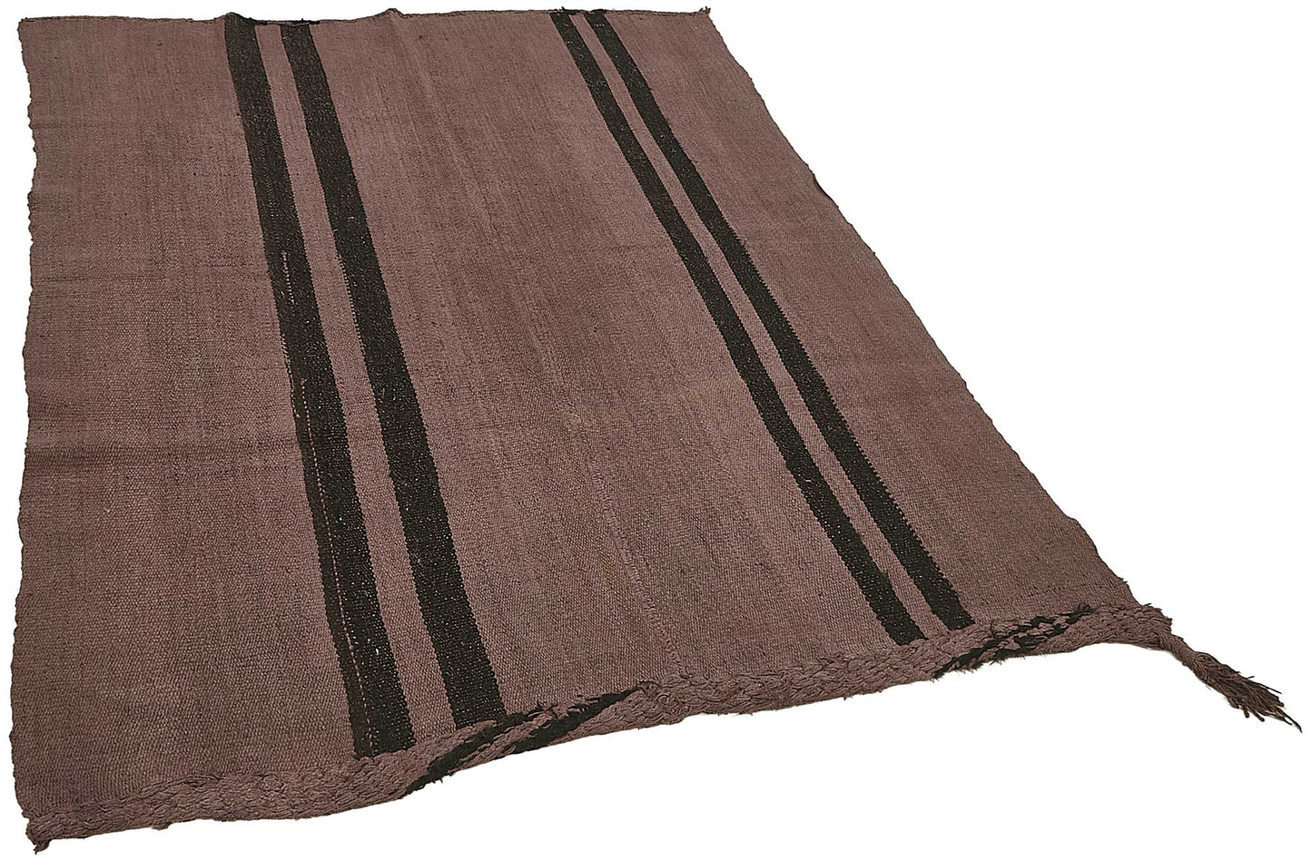 5x7 Brown Color Hemp Kilim Rug - 50446