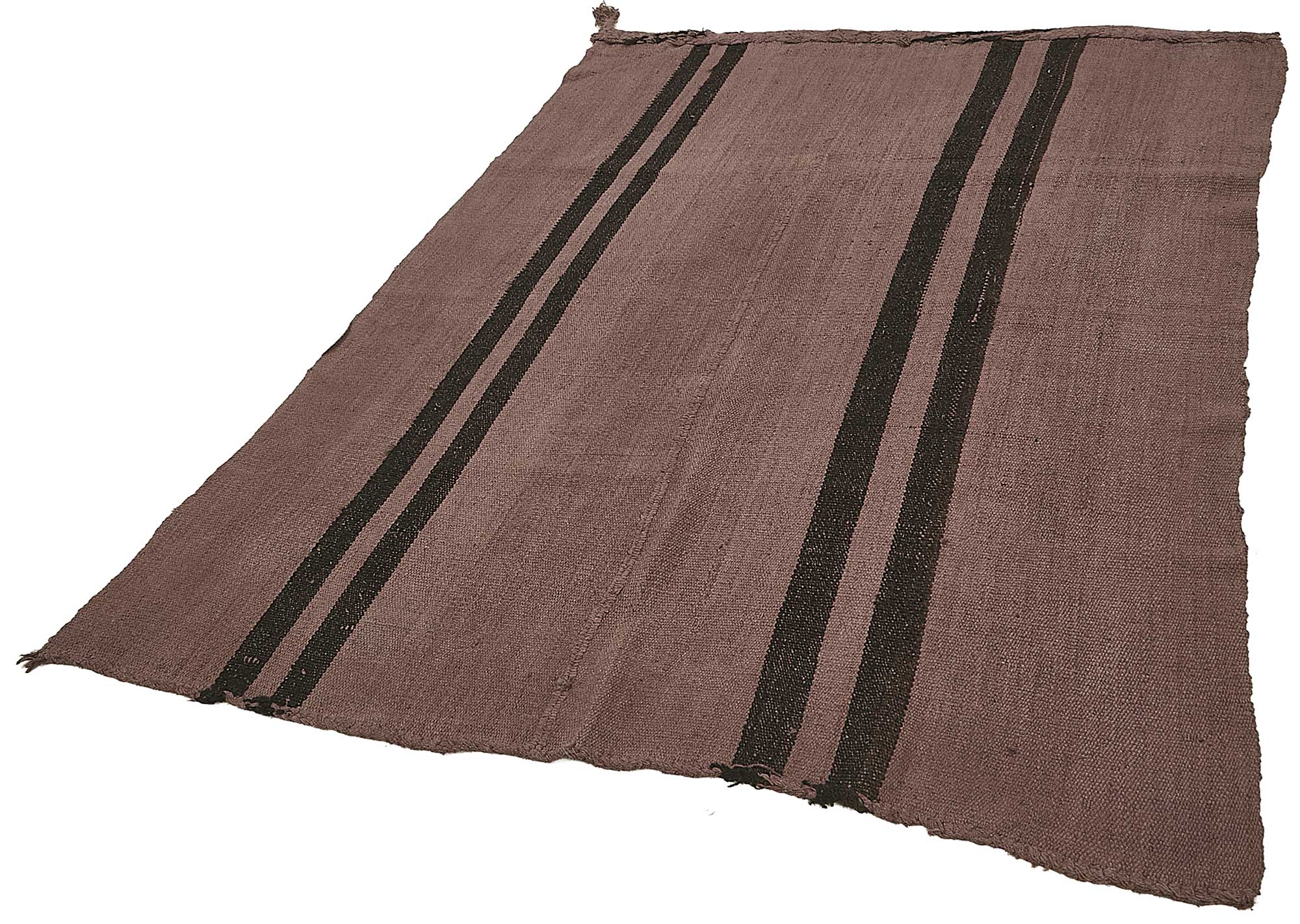 5x7 Brown Color Hemp Kilim Rug - 50446