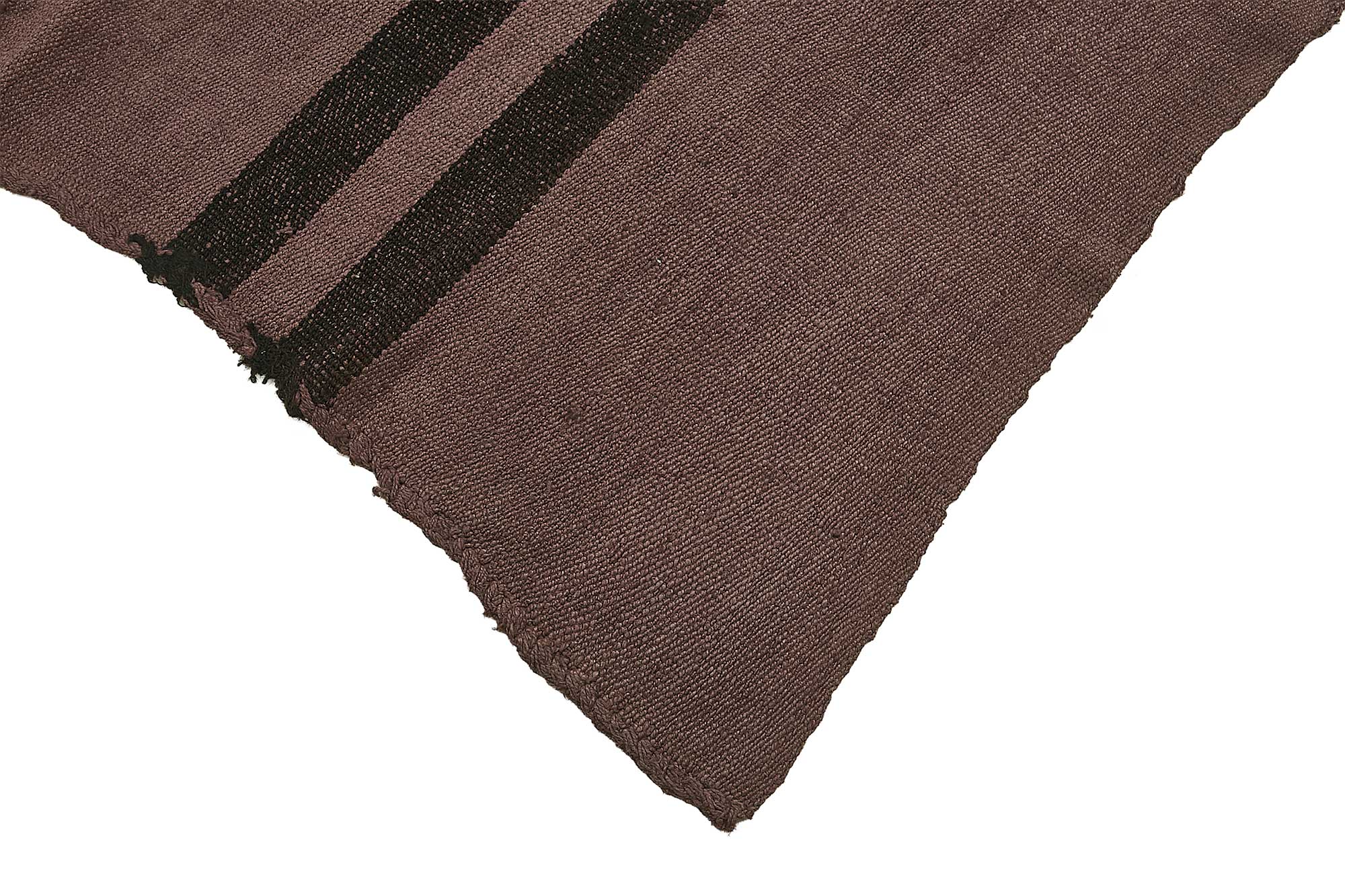 5x7 Brown Color Hemp Kilim Rug - 50446