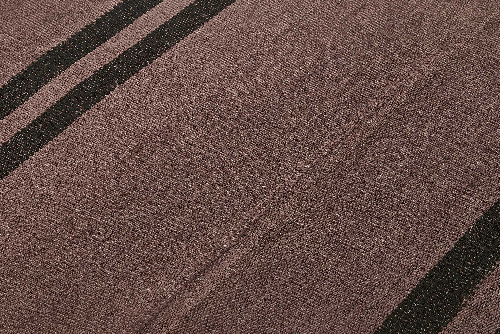 5x7 Brown Color Hemp Kilim Rug - 50446