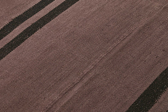 5x7 Brown Color Hemp Kilim Rug - 50446