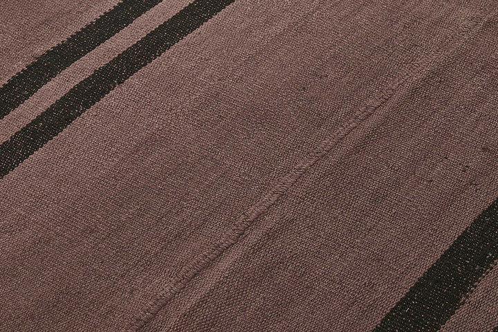 5x7 Brown Color Hemp Kilim Rug - 50446