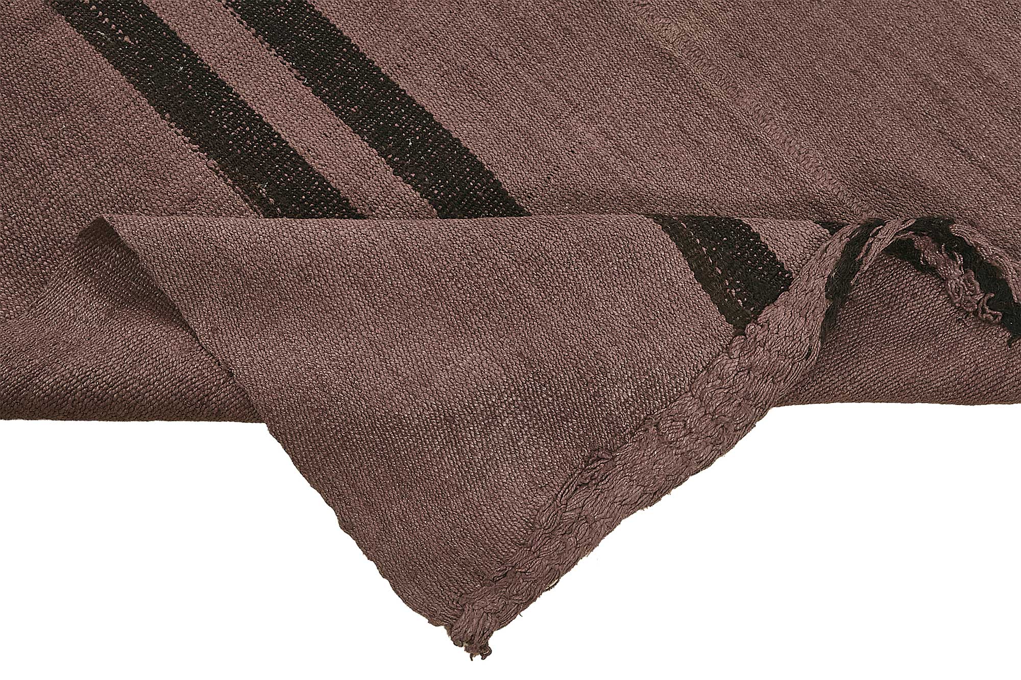 5x7 Brown Color Hemp Kilim Rug - 50446