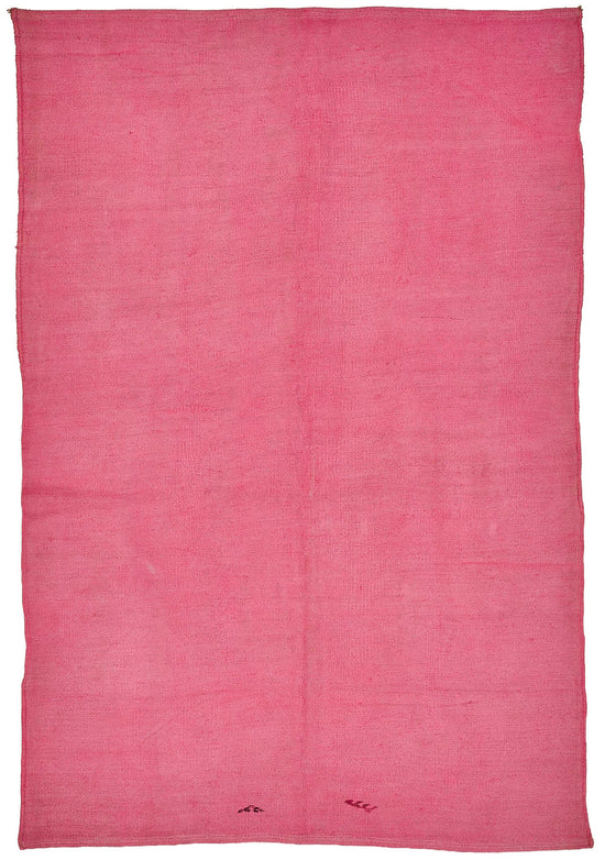 5x8 Pink Color Hemp Kilim Rug - 50448