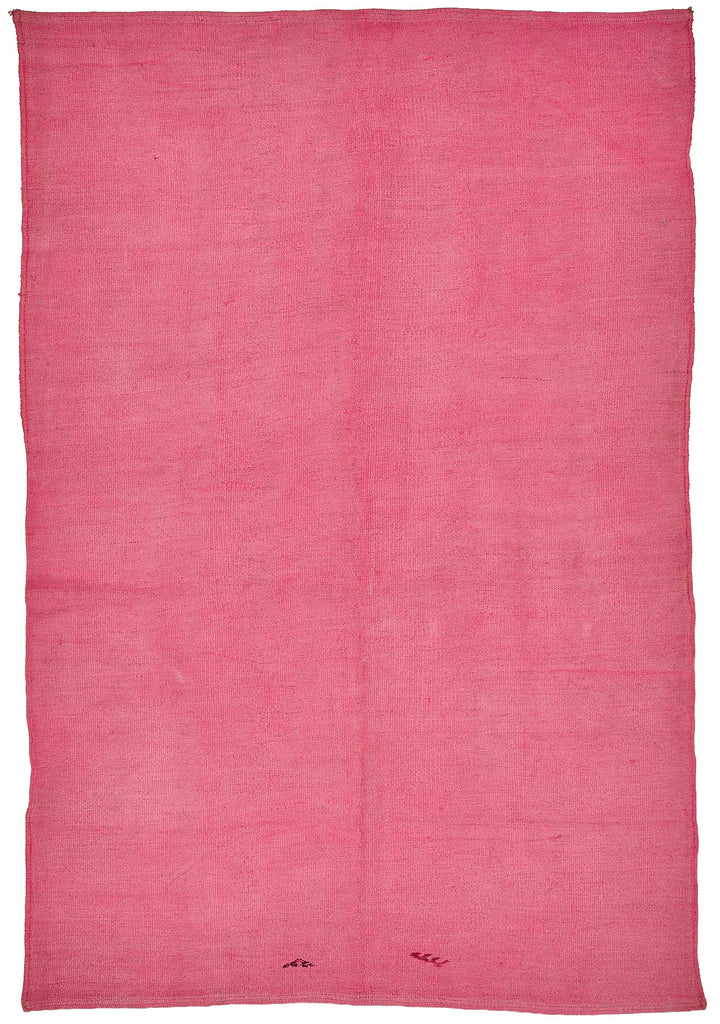 5x8 Pink Color Hemp Kilim Rug - 50448