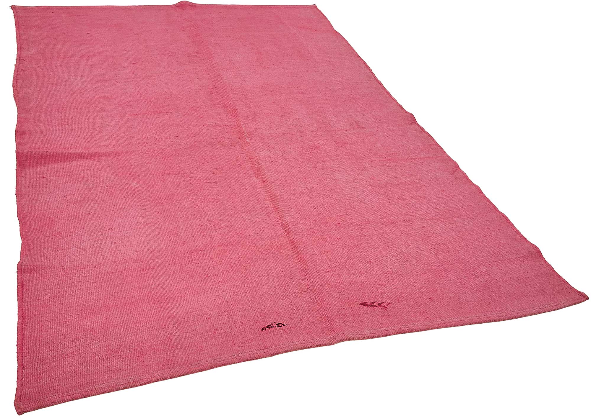 5x8 Pink Color Hemp Kilim Rug - 50448