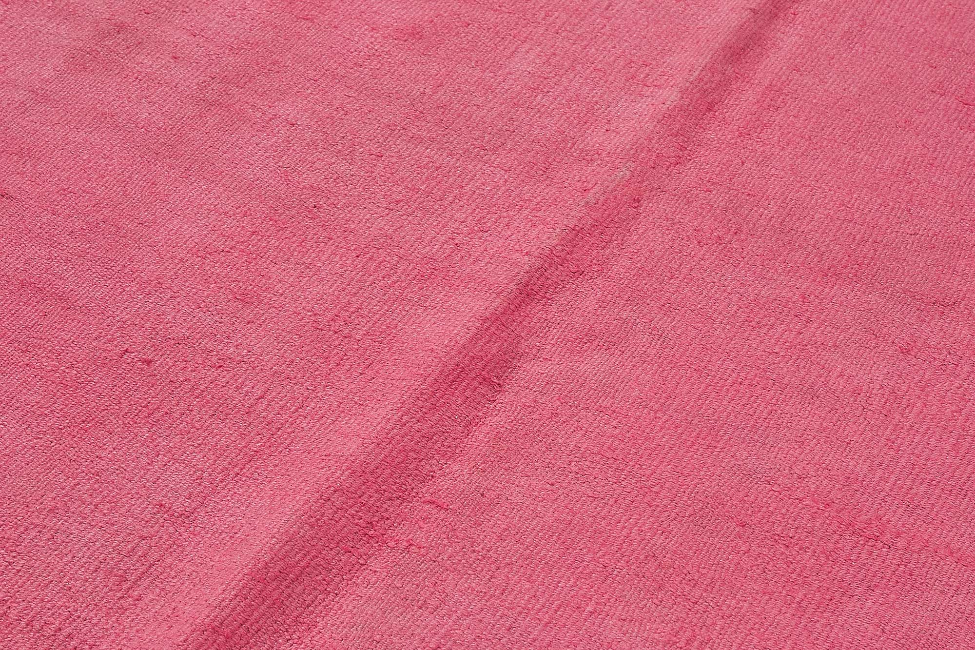 5x8 Pink Color Hemp Kilim Rug - 50448