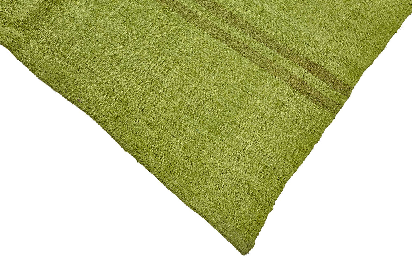 5x9 Green Color Hemp Kilim Rug - 50450