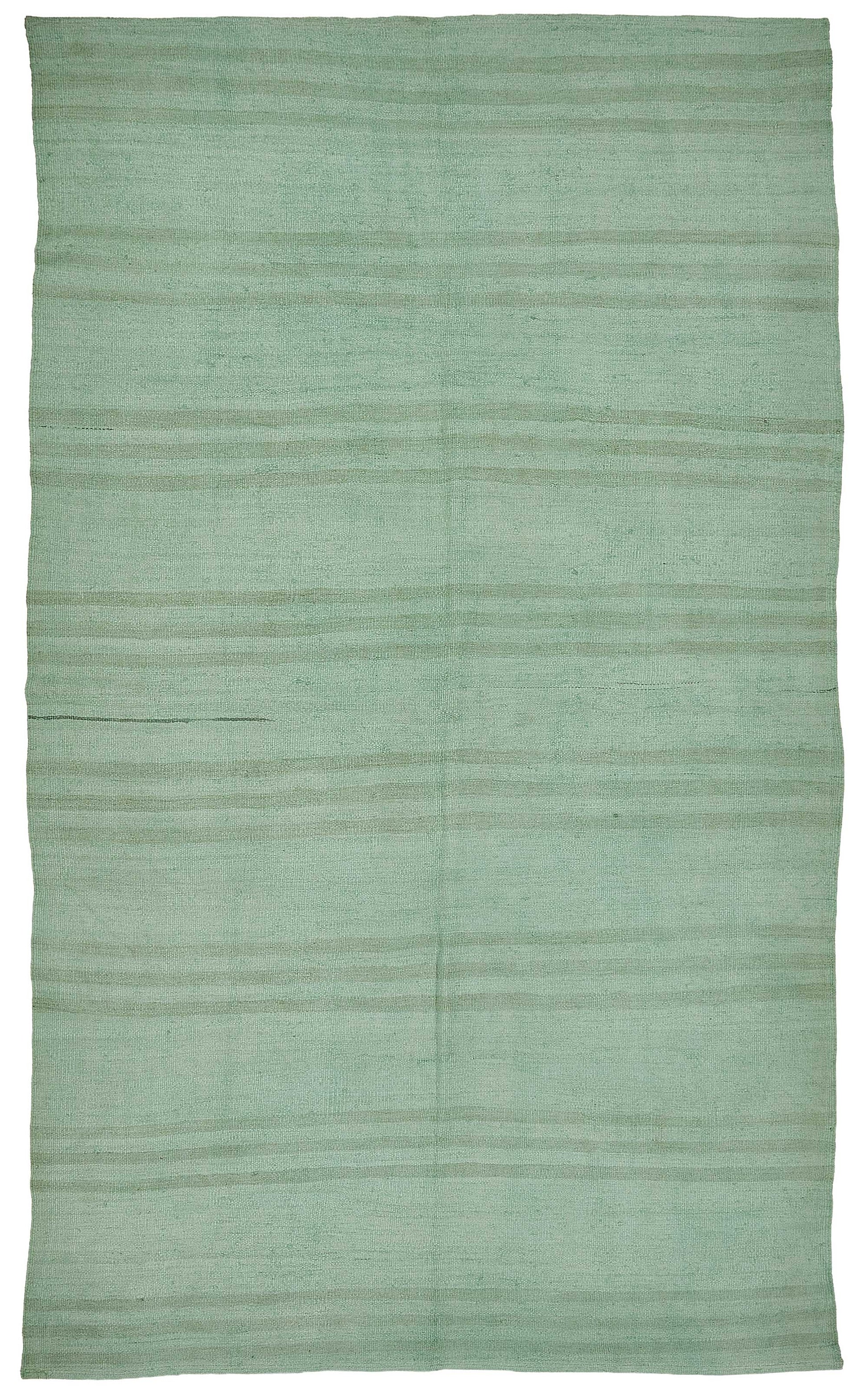 5x10 Turquoise Color Hemp Kilim Rug - 50451