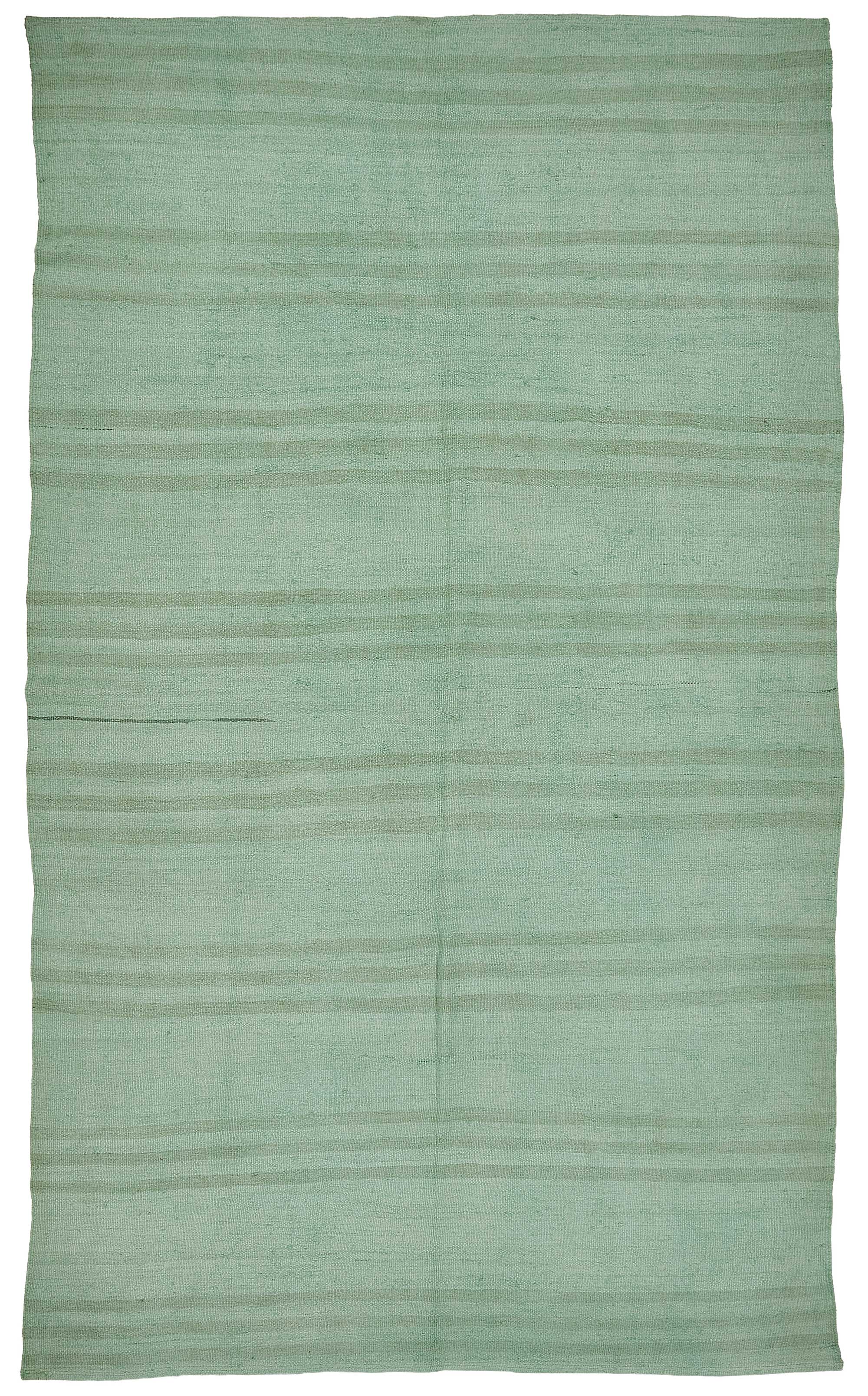 5x10 Turquoise Color Hemp Kilim Rug - 50451