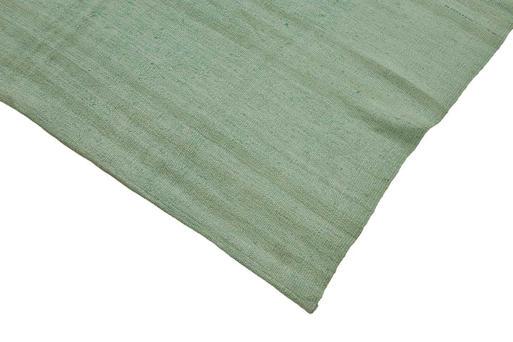 5x10 Turquoise Color Hemp Kilim Rug - 50451