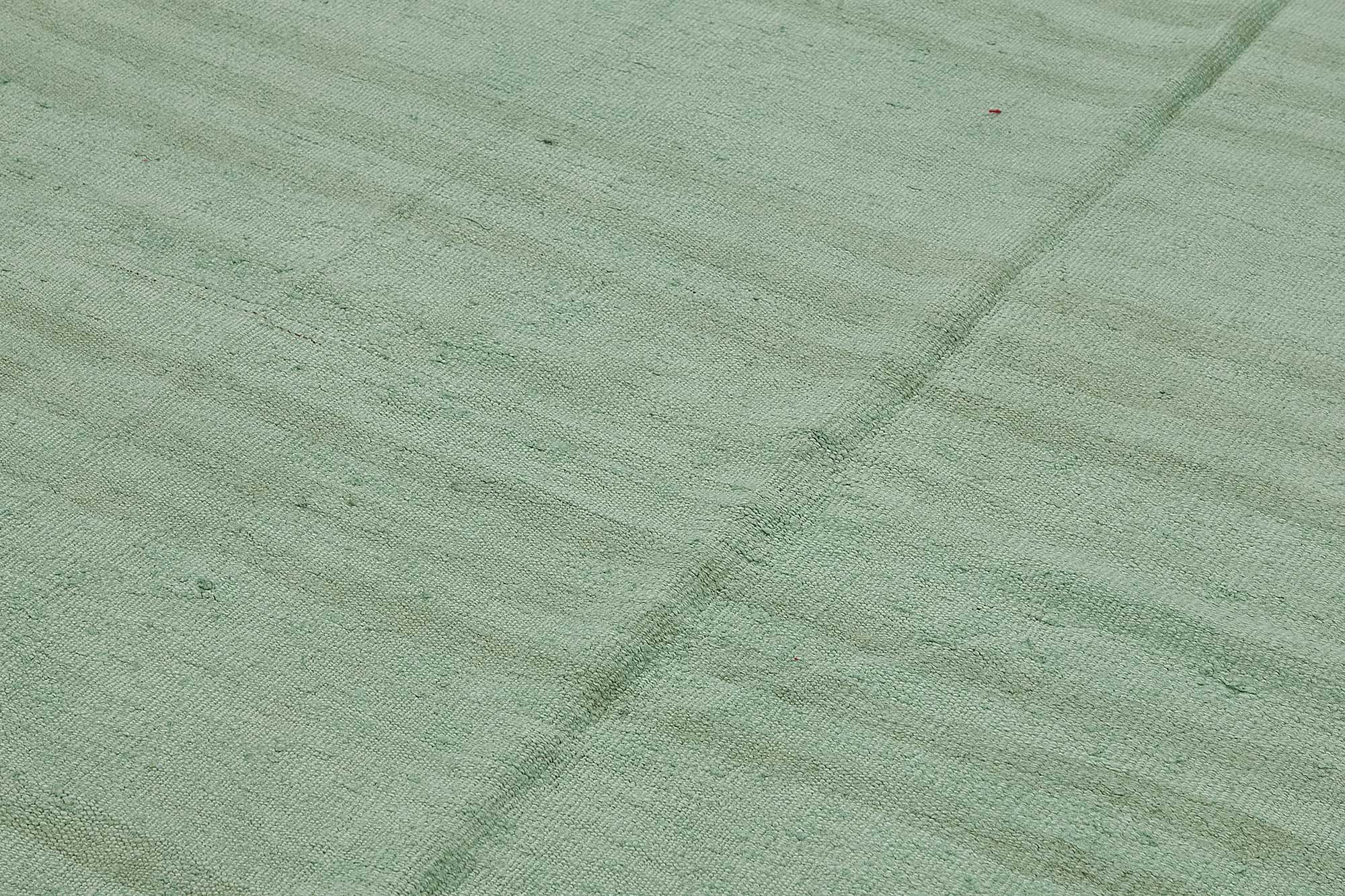 5x10 Turquoise Color Hemp Kilim Rug - 50451